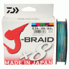 J Braid x8  Multicolor 300m 