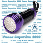 Linterna de luz negra o U.V.A. de 32 LED