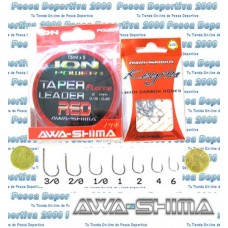Taper Leader Red Fluorine AWA-SHIMA